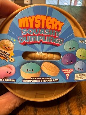 Viral Mystery Squishy Squashy Dumpling & Steamer Pot Container